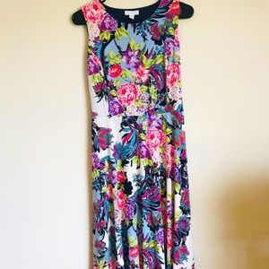 Charter Club Floral Belted Dress